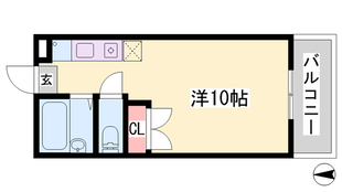 林崎松江海岸駅 徒歩9分 2階の物件間取画像